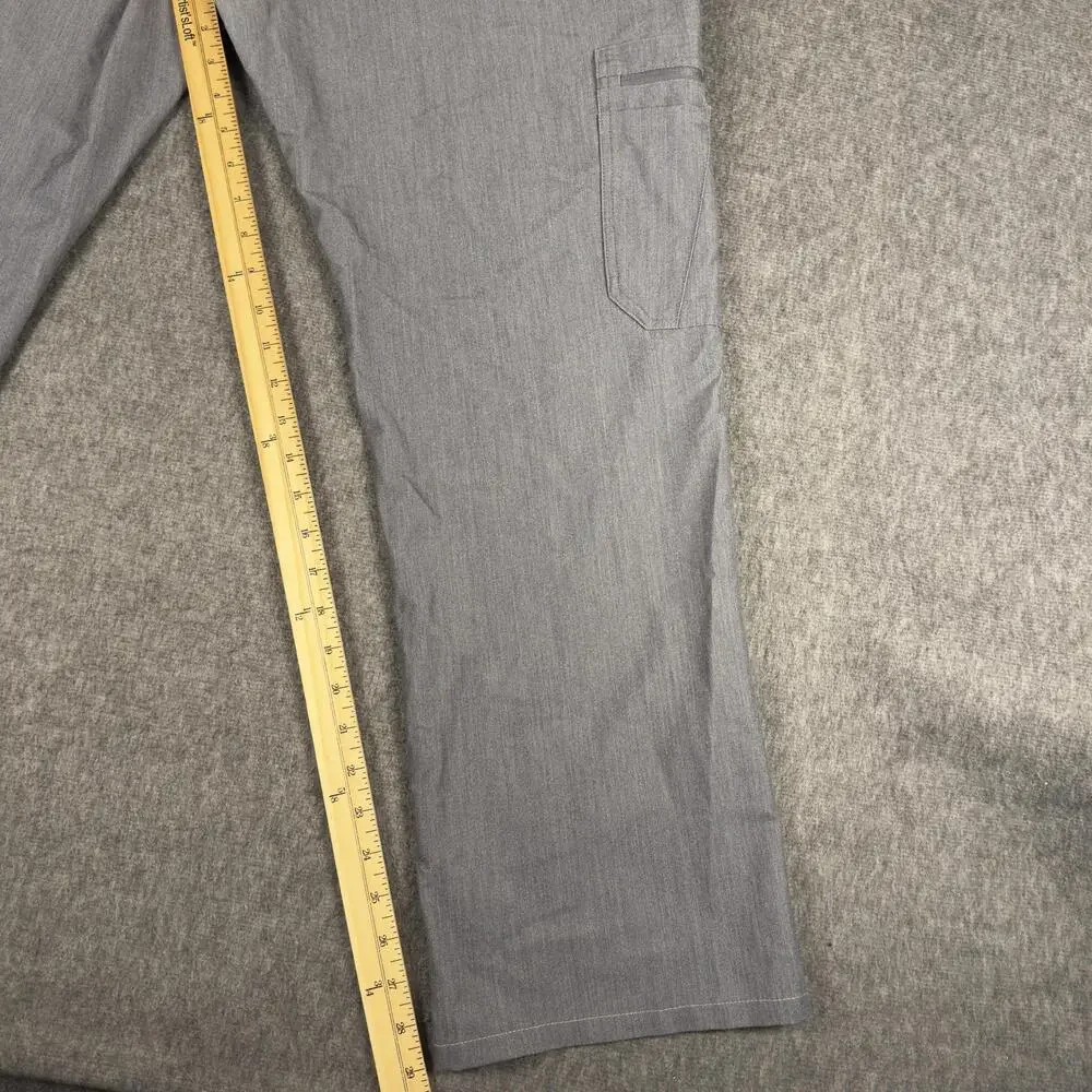 FIGS Cargo Pants Mens 37x29 Gray Technical Collection Scrub Workwear Stretch